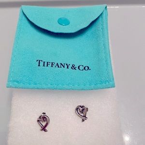 Like New Tiffany & Co Heart Earrings